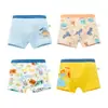 Atacado Novos Cuecas Boxer de Algodão Penteado para Meninos, Shorts de Quatro Cantos Classe A para Meninos Pequenos