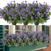 Atacado do Fabricante Plantas Verdes Artificiais Eucalipto Camélia Floreira Externa Arranjo de Flores Flores Plásticas Decorativas Plantas Verdes Simuladas
