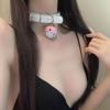 Colar de Sino Feminino M Colar Tração Corda Pescoço Corrente Pescoço Cinto Pessoas Usam Gargantilha Diversão sm Natal Chocalho