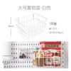 Colección Completa de Accesorios para Tablero Perforado Venta al por Mayor Estante DIY Clips para Estantes Estante de Almacenamiento de Pared para Cocina sin Taladrar Almacenamiento de Cocina