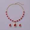 Lujo Ligero, Magnífico, Gama Alta, Joyería Versátil, Conjunto de Collar y Aretes de Diseño de Nicho, Vestido de Dama de Boda, Accesorios para Banquetes