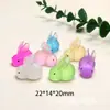 Animalitos Lindo Luminosos Accesorios DIY Hechos a Mano Accesorios para el Cabello Materiales Decorativos Creativos Adornos Pequeños Artificiales Broches para el Cabello al por Mayor