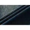 Jeans de pierna ancha con bloques de color y bolsillos estilo streetwear de moda Rumeng para hombre, otoño, corte holgado, pantalones rectos lavados y desgastados