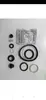 Kit de Reparación para Gato Sello de Aceite Sellos Hidráulicos Sello de Goma para Gato Vertical Anillo de Sello Tórico 2-200 Toneladas Aceite