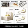 Cama Sofá Estilo Crema Apartamento Pequeño Multifuncional Doble Propósito Sala de Estar Mismo Estilo de Celebridad de Internet Retráctil Balcón Sofá Plegable Individual