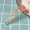 Nuevos accesorios para el cabello para mujer, horquillas elegantes de acrílico con placa de acetato, horquillas con cabeza esférica en forma de U.