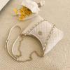 Bolso de Moda Acolchado Retro Estilo Chanel Modelo Nuevo 2025 Cadena al Hombro Debajo del Brazo Bolso Cruzado de Alta Gama Bolso de Viaje