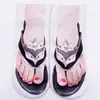 Chinelos Meias de Manicure Unha Meias Estampadas 3D AliExpress TikTok Mesmo Estilo Popular na Internet Meias Personalizadas para Meninas