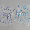 Nuevas Pegatinas de Mariposa para Manicura Jelly Pegatinas de Uñas Estereoscópicas Plateadas en Relieve Pegatinas de Uñas Mariposa Dream de Lujo Puro 3D