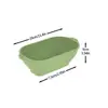 Cesta Popular Transfronteriza de Silicona para Levantar Masa, Cestas Ovaladas y Cuadradas para Levantar Masa, Aptas para Microondas y Horno, Herramienta Multifuncional para Hornear