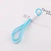 Cordão de Celular de Dupla Trama Criativo Tendência Chaveiro Tecido à Mão Acessório de Celular Simples Versátil Multifuncional Venda por Atacado