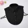 Cuello Falso para Mujer, Cuello Decorativo Versátil con Pedrería, Cuello Puntiagudo para Suéteres y Sudaderas con Capucha, Cuello Falso Desmontable