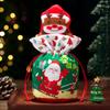 Bolsa de Regalo de Navidad Bolso de Mano de Franela Creativo Estudiante Pequeño Regalo Embalaje de Fruta Ping An Caja de Regalo de Manzana Nochebuena