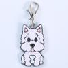 Nueva placa de identificación de metal para perro con forma de oso, productos para mascotas, regalos creativos para el hogar, se puede grabar con láser, colgante de madera para perro.