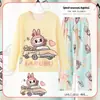 Ropa de Casa para Bebés Ropa con Aire Acondicionado para Niñas y Niños Primavera Otoño Verano Mangas Largas Trajes de Pijama para Niños Niñas Ropa para Niños