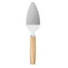 Mango de Madera Utensilios de Cocina Acero Inoxidable Cuchillo para Pizza Utensilios Pequeños de Cocina Piezas Varias Pala para Queso de Pizza Herramientas para Hornear