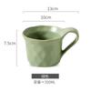 Taza de cerámica sencilla para desayuno con macarrones, taza de agua de oficina de aspecto alto para mujer, taza de leche, taza de café