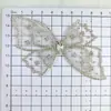 Nuevas decoraciones de mariposa de malla con pedrería para zapatos, botas, ropa, bolsos, accesorios para el cabello, vestidos de novia y accesorios para sombreros