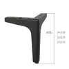 Pata de Sofá Recta de Tres Puntas Pie de Mueble de TV Pie Metálico Pie de Sofá Gabinete de Sofá Pie de Mesa de Café Accesorios de Ferretería para Muebles