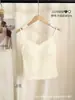 Camisole sem costura com acabamento em renda para outono e inverno, para mulheres com bojos, design bonito de um ombro e costas, adequado para usar em camadas ou como peça externa.