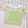 Notas Adhesivas de Gato de Dibujos Animados para Estudiantes, Notas de Mensajes, Pegatinas para Notas, Notas Adhesivas con Forma Linda y Estéticamente Agradable, Notas Adhesivas Reutilizables