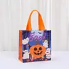 Bolsa No Tejida Impresa de Halloween Bolsa de Regalo para Fiesta Caricatura Bolsa de Empaque Portátil Bolsa de Compras para Centro Comercial Bolsa de Compras al por Mayor