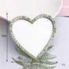 2025 Novo Espelho de Coração DIY Acessórios de Joias para Celular Diamante Pérola Flor Lente Materiais de Beleza para Celular