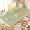 Tapete de mesa escolar ecológico sem lavagem, protetor de olhos, à prova d'água e lavável, tapete de mesa de escritório de cor sólida para estudo infantil