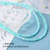 Cuentas de arroz de concha de agua dulce natural de 3 mm, cuentas sueltas, pequeñas cuentas redondas, bricolaje, joyería hecha a mano con cuentas para orejas, collar y pulsera
