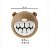 Gancho de Toalla de Oso de Dibujos Animados para Pared Cocina Sin Taladro Tapón para Trapo Toalla Colgante de Pared para Baño Estante de Almacenamiento de Toallas