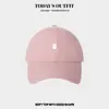 Gorra de Béisbol Simple Versátil Gorra de Béisbol con Letra Pequeña de Cara Ancha Adelgazante Tendencia Tapa Suave Gorra de Pico de Pato