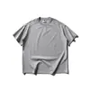 Camiseta Rumei Estilo Americano High Street con Remaches, Manga Corta para Hombres y Mujeres, Retro Holgada Moderna Versátil Camiseta de Media Manga para Parejas