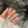 Nuevo Celebriti de Internet Arte de Uñas Aurora Polvo de Espejo Polvo de Superficie de Espejo Luz Eléctrica Púrpura Deslumbrante Alto Brillo Galvanizado Brillo para Uñas Luz de Luna