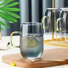 Botella de agua fría gran capacidad vidrio resistente a altas temperaturas blanco frío taza de agua abierta tetera juego olla de jugo para el hogar botella de agua fría a prueba de explosiones