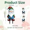 Uma Variedade de Novas Figuras Fofas de Gnomos de Natal Carregando Presentes, Decorações de Feriado para Pátio e Jardim, e Adereços Decorativos