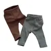 26 Pantalones largos de otoño estilo coreano para niños, leggings de algodón de cintura alta elásticos para bebés niños y niñas, pantalones de bebé para primavera