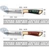 Cuchillo Portátil de Acero Inoxidable para Exteriores en Stock, Cuchillo Afilado para Cortar Fruta, Cuchillo Mongol con Funda