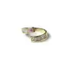 Anillo de Estilo Coreano Esmalte Suave Glaseado por Goteo Incrustaciones de Diamante Nuevo para Mujer Anillo de Dedo Abierto Ajustable Versátil para Mujer
