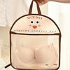 Bolsa de Rede para Armazenamento de Utensílios de Cozinha Bolsa Suspensa para Armazenamento de Roupas Íntimas e Meias Doméstica Bolsa Suspensa de Malha Cartoon para Armazenamento em Dormitório