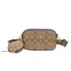 Bolsa para Cámara con Estampado Floral Vintage para Madre e Hija, Correa Ancha para el Hombro, Bolso Cruzado Cuadrado Pequeño con Billetera, Bolso Pequeño Dos en Uno