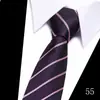 Corbata para Hombre para Negocios y Boda, Rayas Jacquard Puntos Flecha Formal Poliéster Seda para Novio y Padrino
