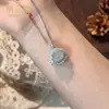 Pingente Natural de Jade Gelo Alto Feijão Fu Inlaid com Ovo de Pombo Novo Estilo Chinês Temperamento de Luxo Leve Banhado a Prata Inlaid com Buda