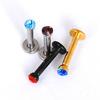 Cor de doce 1,2*8 3mm mm cor aço inoxidável diamante viscose cor mista unha labial unha do osso da orelha unha labial unha do tragus