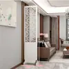 Divisor de Ambiente Móvil Retráctil Plegable Corredero para Sala de Estar Dormitorio Panel Decorativo Bloqueante de Madera Maciza