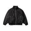Chaqueta de Algodón Gruesa de Invierno para Hombre Rumei Estilo Vuelo Retro Americano Cuello Alto Abrigo de Algodón Marca de Moda Ropa de Trabajo Chaqueta Acolchada de Algodón
