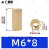 Coluna Hexagonal de Cobre de Passagem Dupla M2.5~M8 Coluna Hexagonal Oca de Passagem Direta Coluna Espaçadora de Suporte para Placa de Circuito Impresso Coluna de Parafuso de Latão