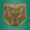 Calcinhas Femininas de Algodão com Entreperna Nova Renda Cintura Média-Alta Levanta Bumbum Moldadora de Abdômen Sem Costura Respiráveis Sensação de Pele Nu Amiga da Pele Calcinhas Triângulo