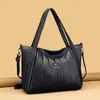 Bolsa de Hombro Transfronteriza Más Vendida para Mujer, Bolso de Hombro de Cuero Suave Nuevo y Moderno para Mujer, Bolsa Grande de Gran Capacidad para Mamá de Mediana Edad, Bolso Cruzado