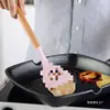 Mango de Madera de Haya Transfronterizo con Cubo de Almacenamiento Juego de Utensilios de Cocina de Silicona Rosa Nueva Serie de Colores Juego de 11 Piezas para Uso Doméstico E18