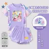 2026 Novo Maiô Kpop Demon Slayer para Meninas Roupa de Banho Infantil Secagem Rápida Duas Peças Tendência para Crianças Maiores